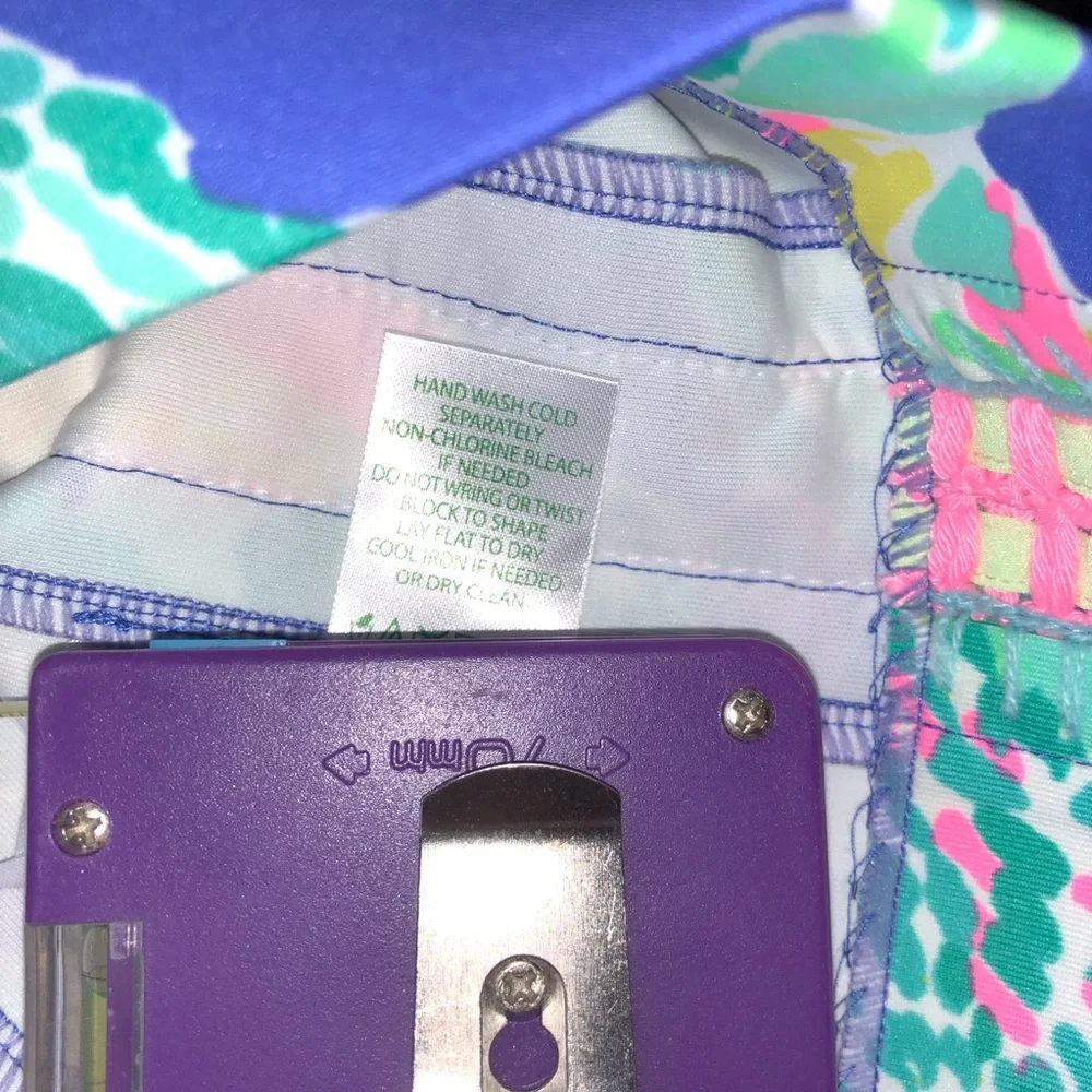 Lilly Pulitzer Mila Knit Shift in Wake Up Call Print New Size L - Picture 8 of 13